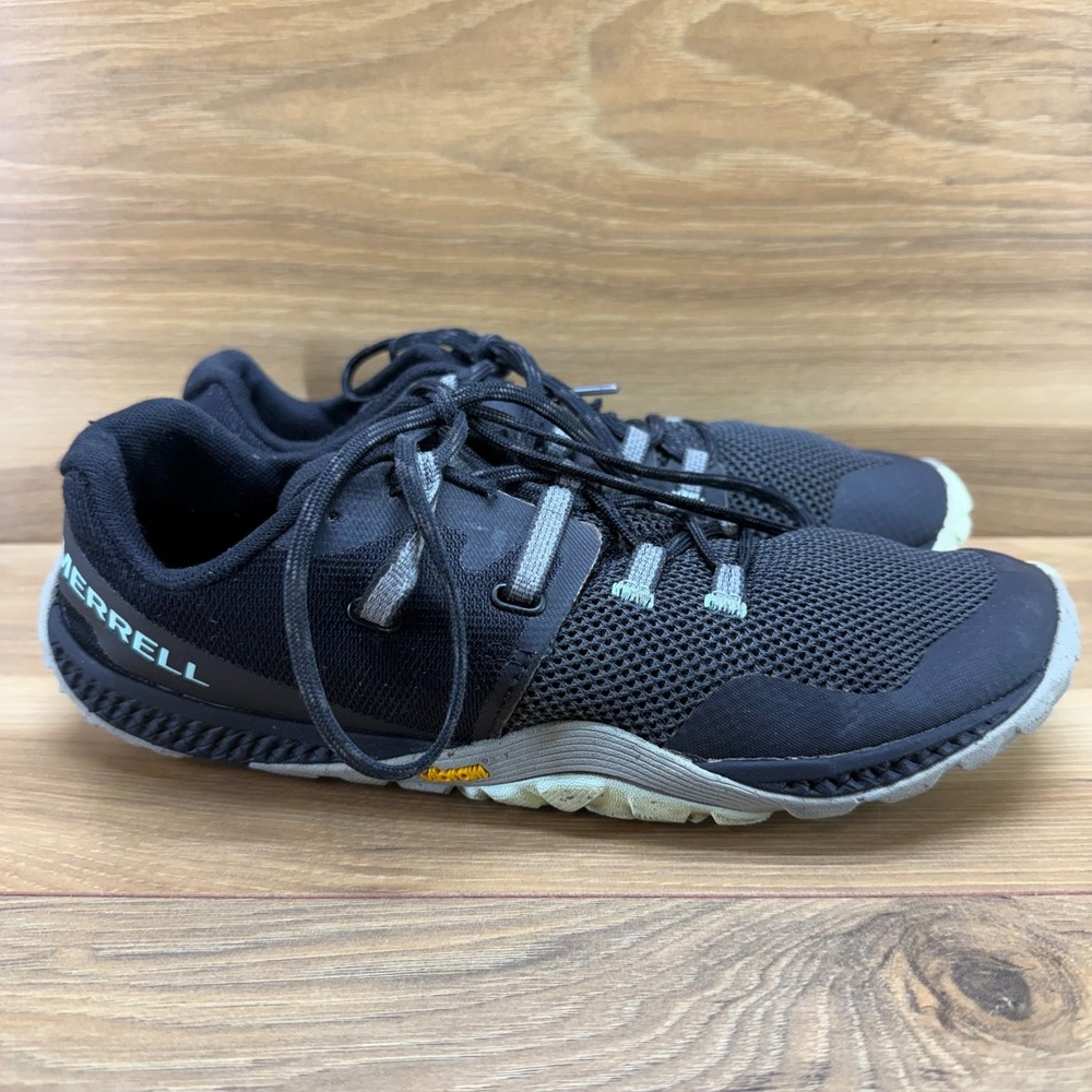 Merrell Trail Glove 6 Womens Size 9 Outdoor Running Sneakers Black‎ Vibram Trail
